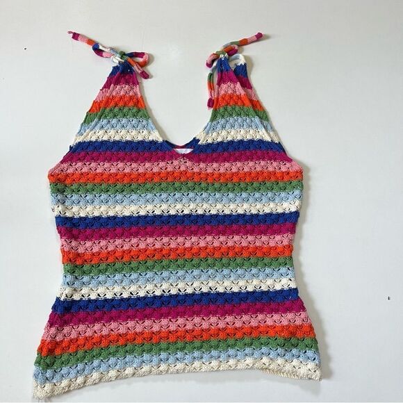 FRNCH Paris Knit Rainbow Tank Medium - Picture 3 of 10